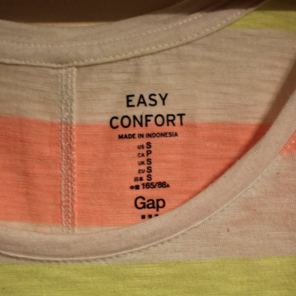 Gap Pink, White & Yellow Striped Tank Top - Picture 5 of 5